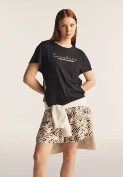 T-SHIRT A MANICA CORTA DA DONNA FREDDY S25WSLT2 NAN103