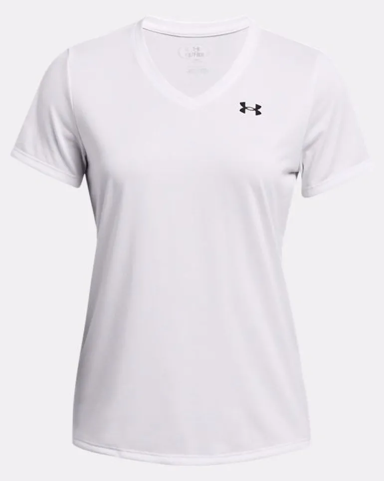 T-SHIRT A MANICA CORTA DA DONNA UNDER ARMOUR TECHV- SOLID 1384229 0100