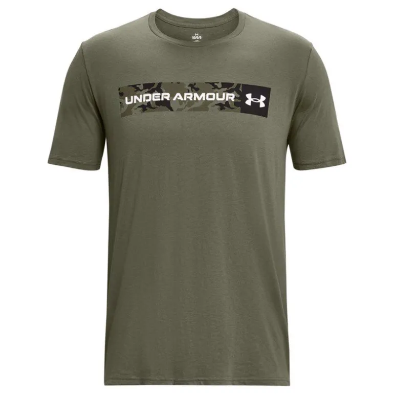T-SHIRT A MANICA CORTA DA UOMO UNDER ARMOUR UA CAMO CHEST STRIPE 1376830 0390