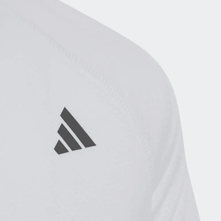 T-SHIRT A MANICA CORTA DA TENNIS JUNIOR ADIDAS CLUTEE WHITE HS0551