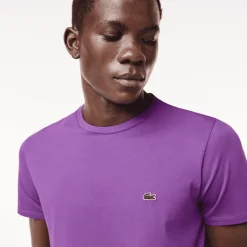 T-SHIRT A MANICA CORTA DA UOMO LACOSTE TH6709 IY2