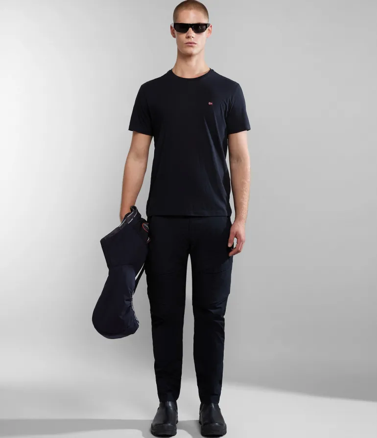T-SHIRT A MANICA CORTA DA UOMO NAPAPIJRI SALIS SUM BLAC NP0A4H8D 041