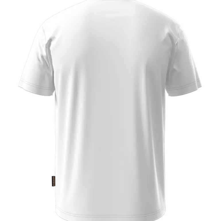 T-SHIRT A MANICA CORTA DA UOMO NAPAPIJRI SALIS SUM BRIGHT WHITE NP0A4H8D 002