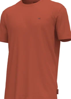 T-SHIRT A MANICA CORTA DA UOMO NAPAPIJRI SALIS SUM ORANGE BURNT NP0A4H8D A62
