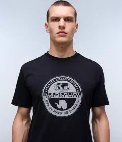 T-SHIRT A MANICA CORTA DA UOMO NAPAPIJRI S-BOLLO SS 2 NP0A4I3C 041