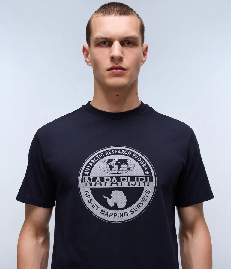 T-SHIRT A MANICA CORTA DA UOMO NAPAPIJRI S-BOLLO SS 2 NP0A4I3C 176