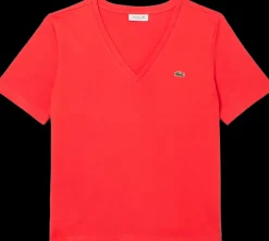 T-SHIRT A MANICA CORTA DA DONNA LACOSTE TF7300 ZBG