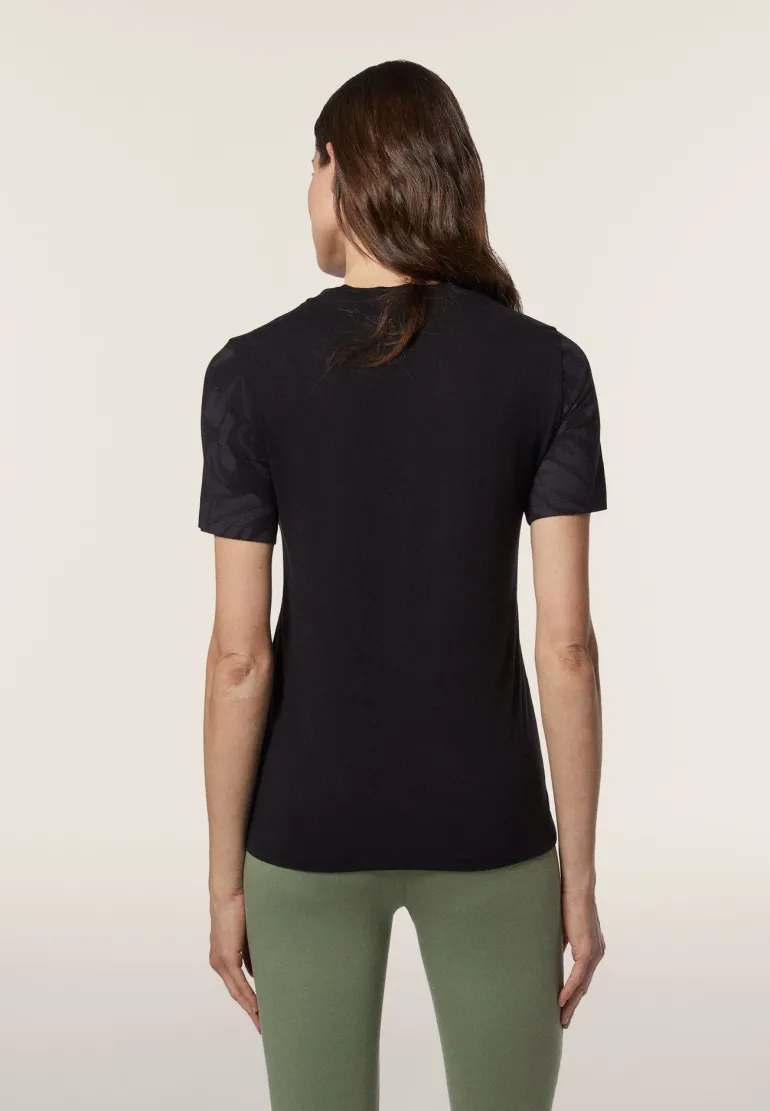 T-SHIRT A MANICA CORTA DA DONNA FREDDY F4WCRT2 NFLO73