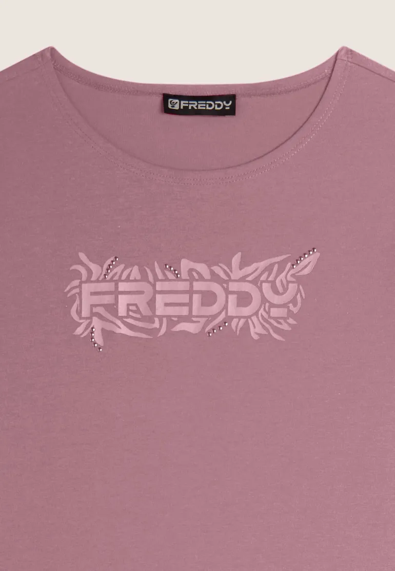 T-SHIRT A MANICA CORTA DA DONNA FREDDY F4WCRT3 P78