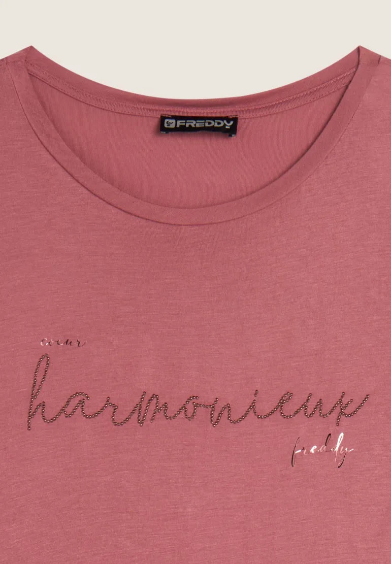 T-SHIRT A MANICA CORTA DA DONNA FREDDY F4WSLT2 P32