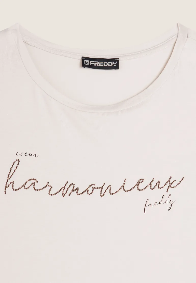 T-SHIRT A MANICA CORTA DA DONNA FREDDY F4WSLT2 Z102