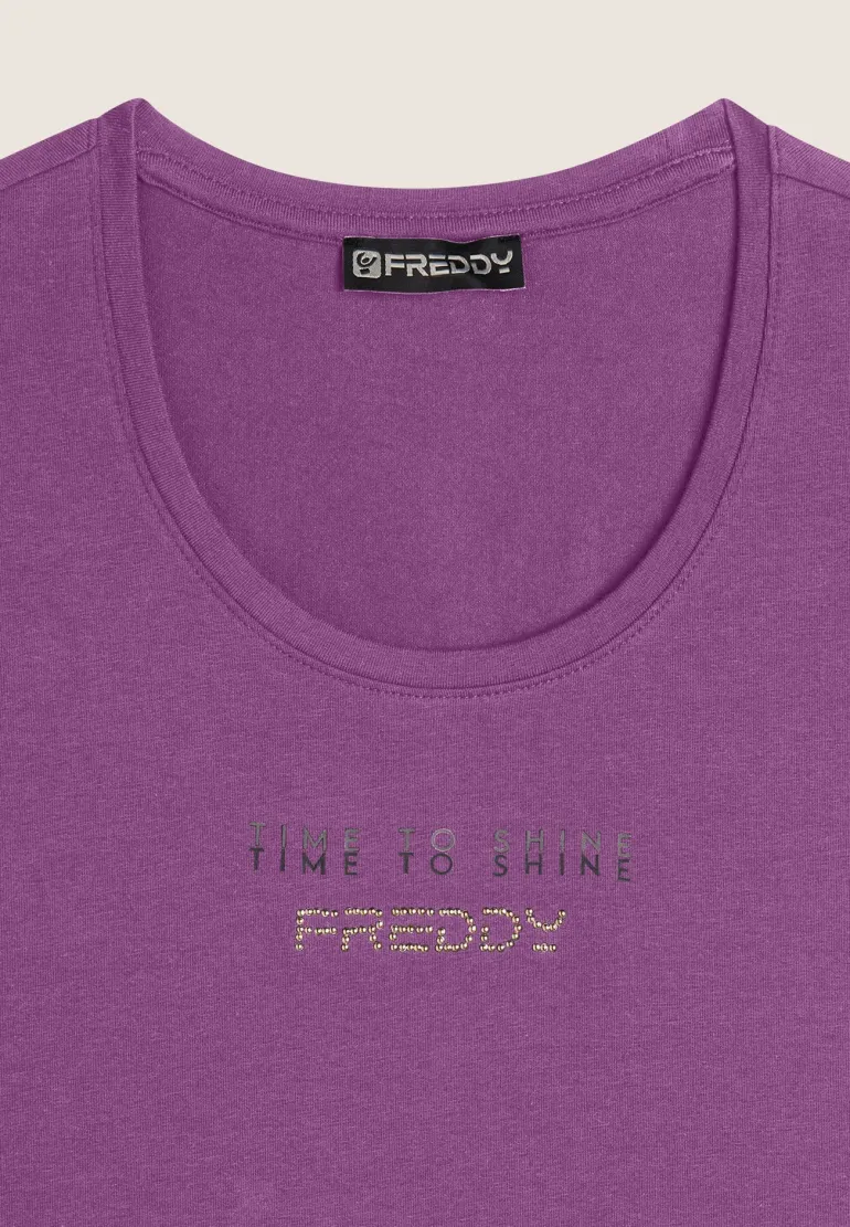 T-SHIRT A MANICA CORTA DA DONNA FREDDY S25WCRT3 F118