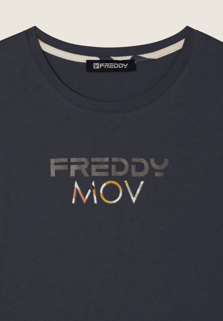 T-SHIRT A MANICA CORTA DA DONNA FREDDY S25WMVT2 N28