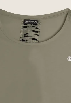 T-SHIRT A MANICA CORTA DA DONNA FREDDY S25WSLT1 VAN104