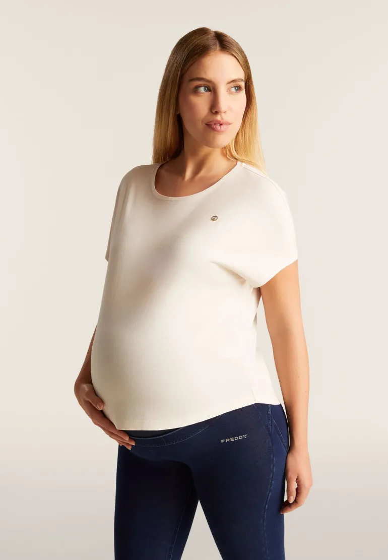 T-SHIRT A MANICA CORTA DA DONNA FREDDY S25WSLT1 ZAN103