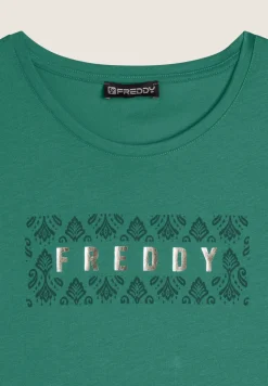T-SHIRT A MANICA CORTA DA DONNA FREDDY S25WTRT3 V61