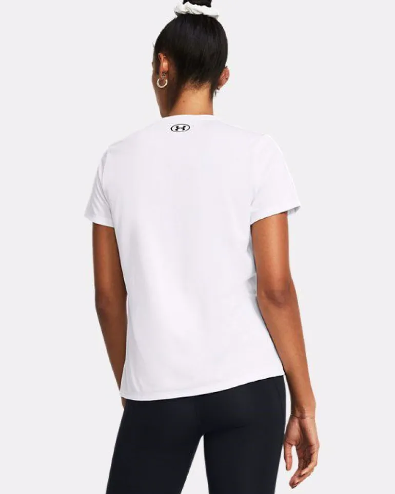 T-SHIRT A MANICA CORTA DA DONNA UNDER ARMOUR TECHV- SOLID 1384229 0100