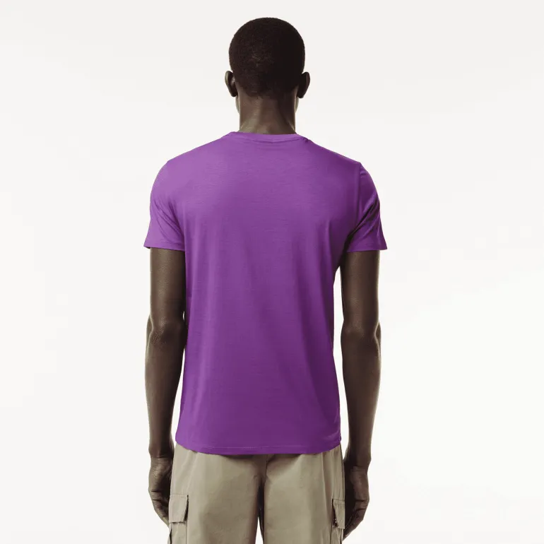 T-SHIRT A MANICA CORTA DA UOMO LACOSTE TH6709 IY2