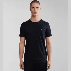 T-SHIRT A MANICA CORTA DA UOMO NAPAPIJRI SALIS SUM BLACK NP0A4H8D 041