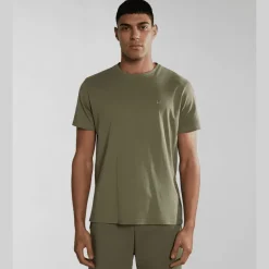 T-SHIRT A MANICA CORTA DA UOMO NAPAPIJRI SALIS SUM GREEN LICHEN NP0A4H8D GAE