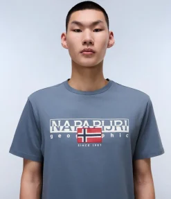 T-SHIRT A MANICA CORTA DA UOMO NAPAPIJRI S-AYLMER NP0A4HTO G1Y