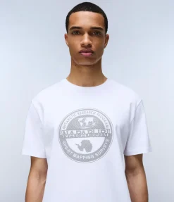T-SHIRT A MANICA CORTA DA UOMO NAPAPIJRI S-BOLLO SS 2 NP0A4I3C 002