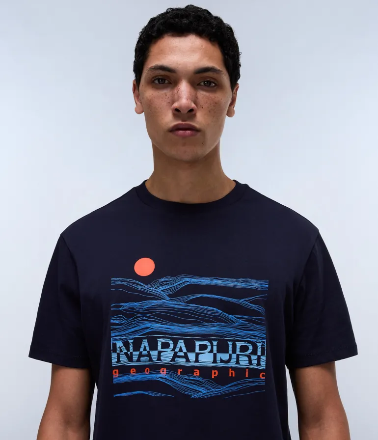 T-SHIRT A MANICA CORTA DA UOMO NAPAPIJRI S-BUTI SS NP0A4INM 176