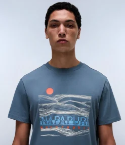 T-SHIRT A MANICA CORTA DA UOMO NAPAPIJRI S-BUTI SS NP0A4INM G1Y