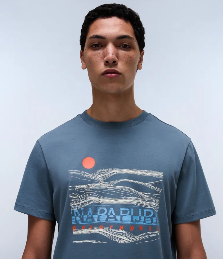 T-SHIRT A MANICA CORTA DA UOMO NAPAPIJRI S-BUTI SS NP0A4INM G1Y