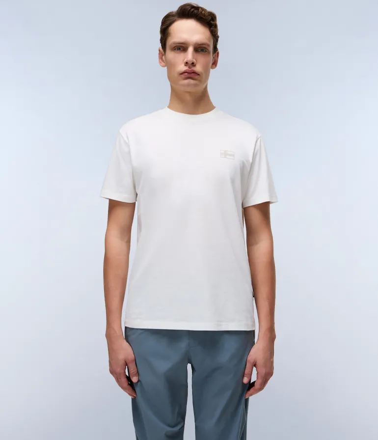 T-SHIRT A MANICA CORTA DA UOMO NAPAPIJRI S-SORANO SS NP0A4IEH 206