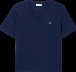 T-SHIRT A MANICA CORTA DA DONNA LACOSTE TF7300 166