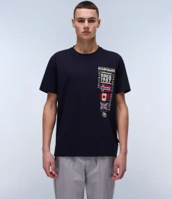 T-SHIRT A MANICA CORTA DA UOMO NAPAPIJRI S-TURIN 1 NP0A4HQG 176