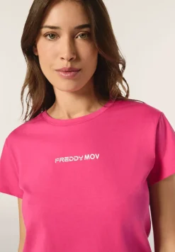 T-SHIRT A MANICA CORTA DA DONNA FREDDY F4WMVT2 F100