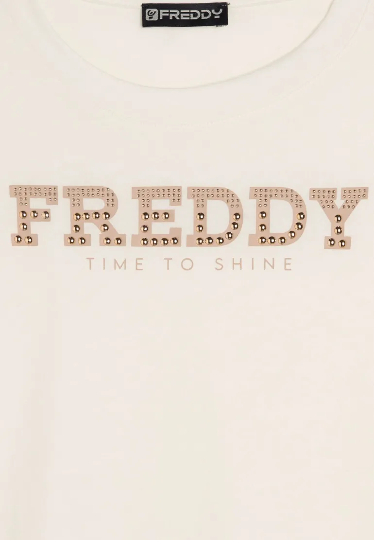 T-SHIRT A MANICA CORTA DA DONNA FREDDY S25WCRT2 W99