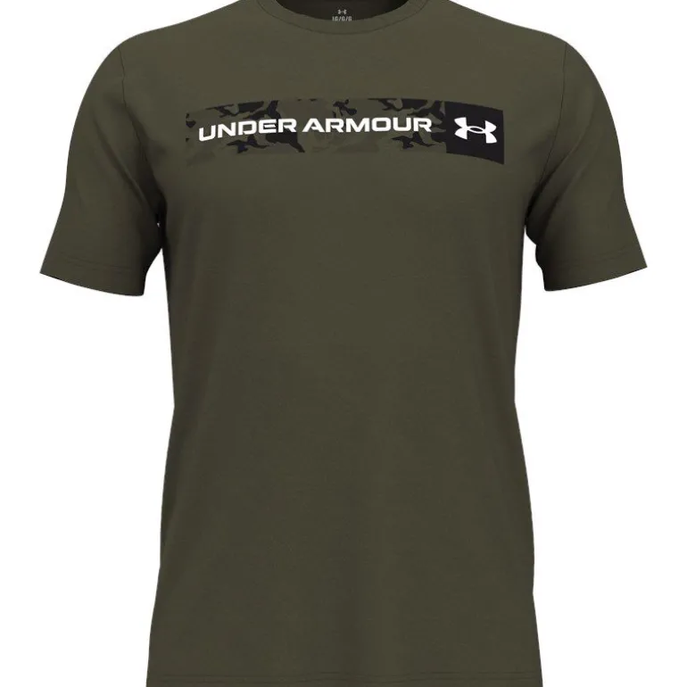 T-SHIRT A MANICA CORTA DA UOMO UNDER ARMOUR UA CAMO CHEST STRIPE 1376830 0390