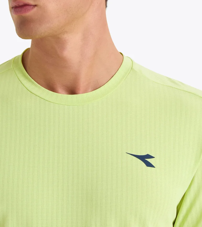 T-SHIRT A MANICA CORTA DA TENNIS DA UOMO DIADORA ICON SHADOW LIME 102.180780 70329