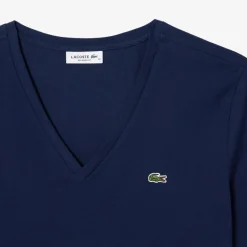 T-SHIRT A MANICA CORTA DA DONNA LACOSTE TF7300 166