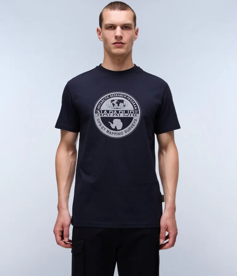 T-SHIRT A MANICA CORTA DA UOMO NAPAPIJRI S-BOLLO SS 2 NP0A4I3C 176