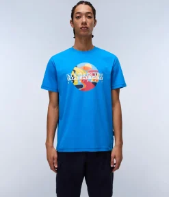 T-SHIRT A MANICA CORTA DA UOMO NAPAPIJRI S-VALDOR SS NP0A4IE6 B2W