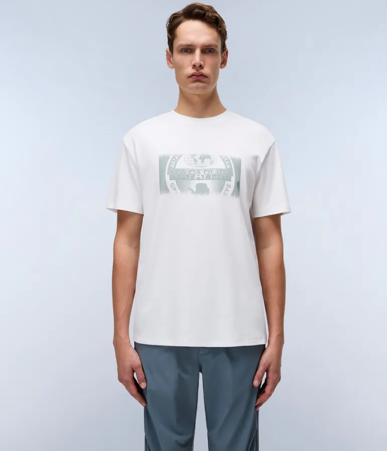 T-SHIRT A MANICA CORTA DA UOMO NAPAPIJRI S-VANNI PRT SS NP0A4IEA 206