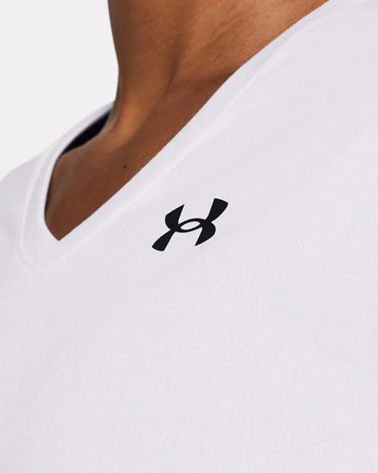 T-SHIRT A MANICA CORTA DA DONNA UNDER ARMOUR TECHV- SOLID 1384229 0100