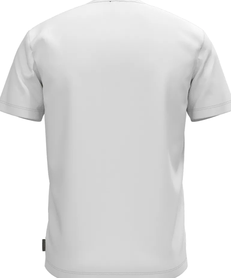 T-SHIRT A MANICA CORTA DA UOMO NAPAPIJRI SALIS SUM BRIGHT WHITE NP0A4H8D 002