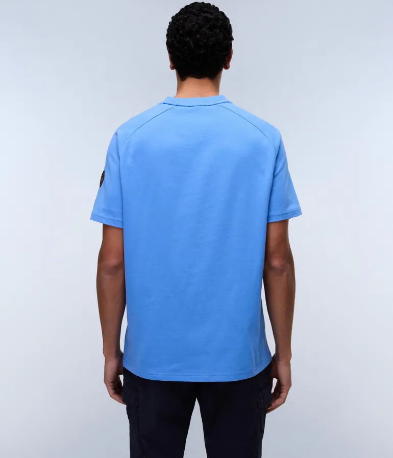 T-SHIRT A MANICA CORTA DA UOMO NAPAPIJRI S-AMBRA SS NP0A4IEG B2V