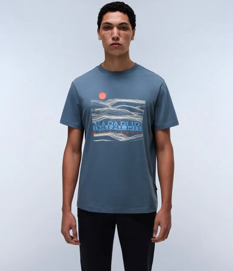 T-SHIRT A MANICA CORTA DA UOMO NAPAPIJRI S-BUTI SS NP0A4INM G1Y