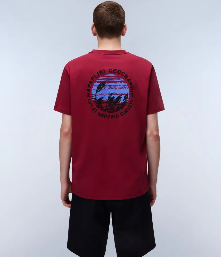 T-SHIRT A MANICA CORTA DA UOMO NAPAPIJRI S-VIGNONI BACK SS NP0A4ILX R1E