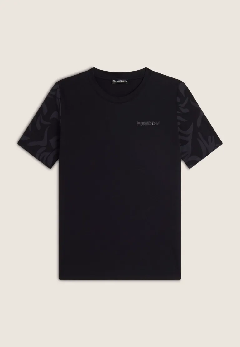 T-SHIRT A MANICA CORTA DA DONNA FREDDY F4WCRT2 NFLO73