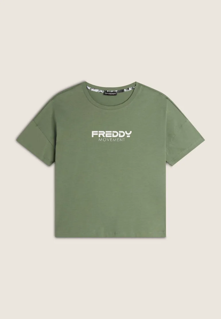 T-SHIRT A MANICA CORTA DA DONNA FREDDY F4WMVT1 V46