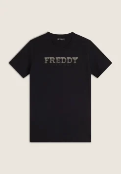 T-SHIRT A MANICA CORTA DA DONNA FREDDY S25WCRT2 N