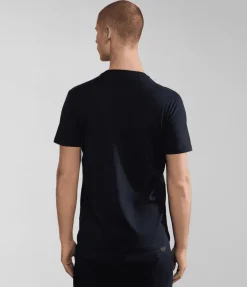 T-SHIRT A MANICA CORTA DA UOMO NAPAPIJRI SALIS SUM BLACK NP0A4H8D 041