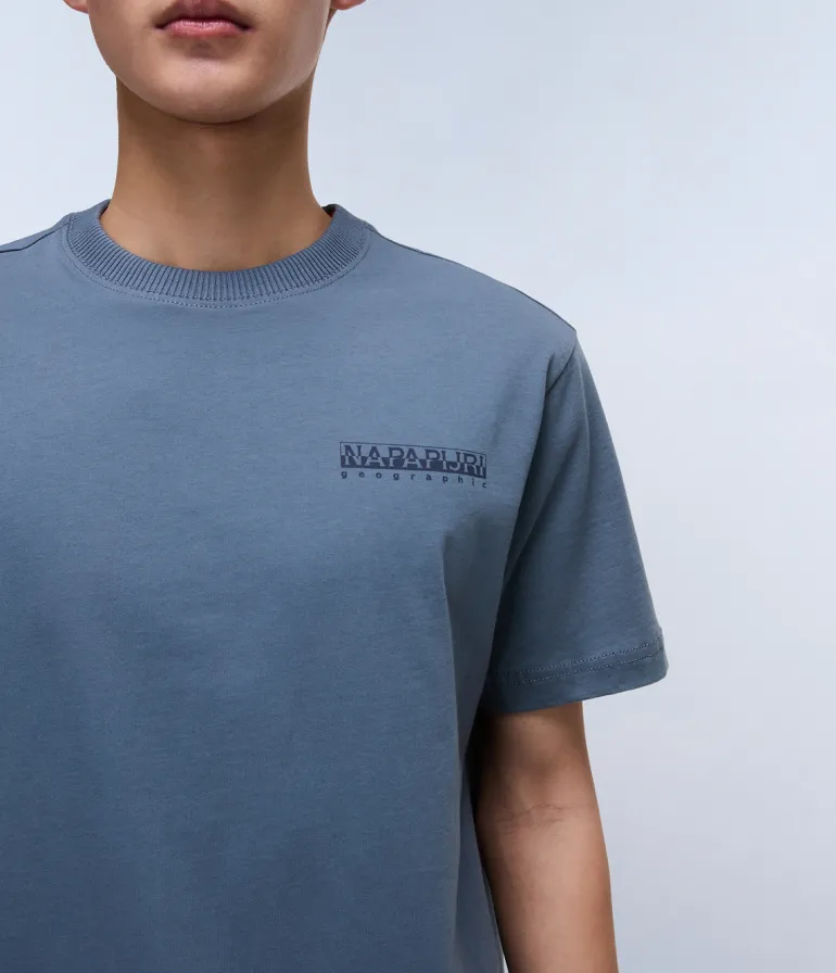 T-SHIRT A MANICA CORTA DA UOMO NAPAPIJRI S-SOVANA SS NP0A4IE4 G1Y